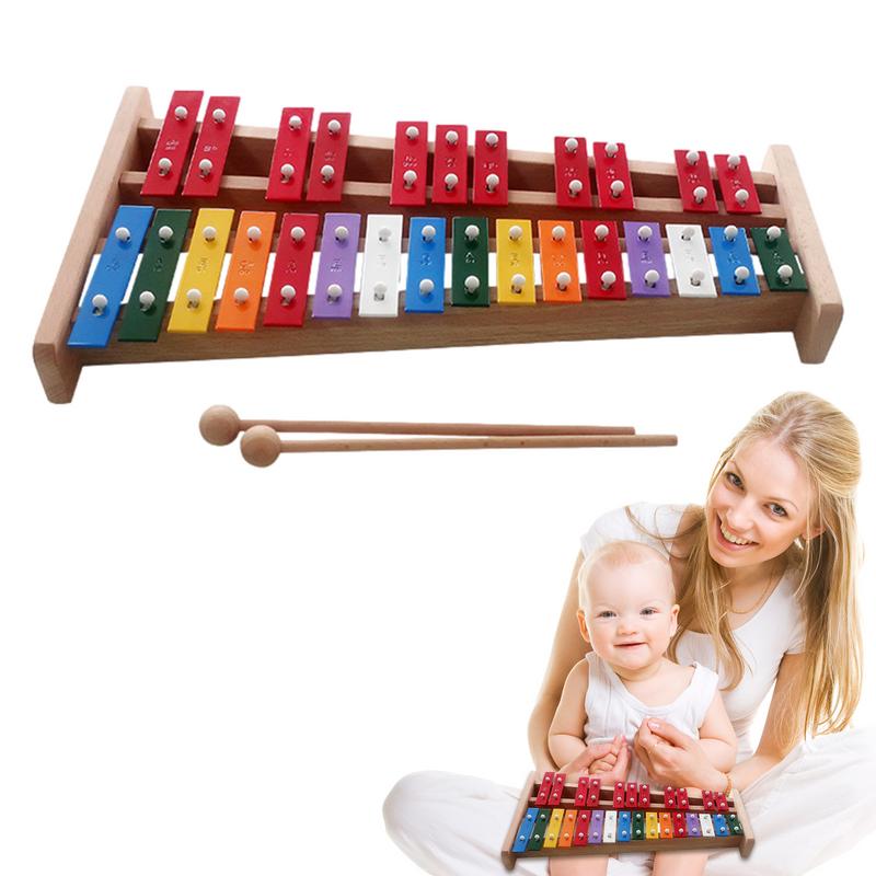 Kids Toys Xylophone - 27 Note Xylophone Hand Bell Colorful