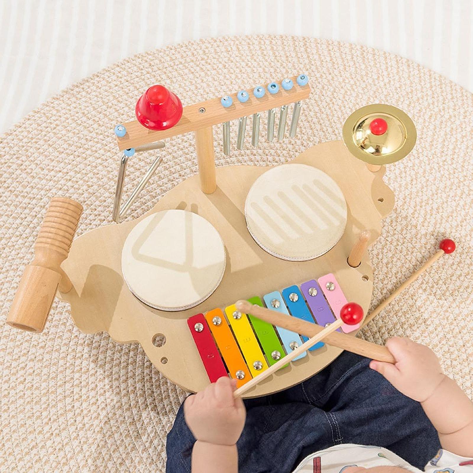 Wooden Musical Instruments Kid - Kids Toys Xylophone ulasan dan harga