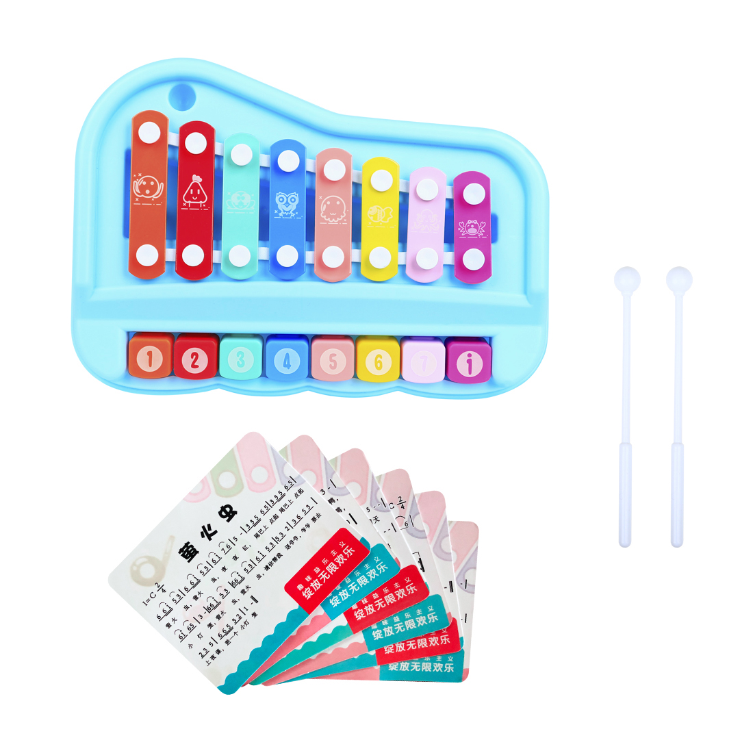 SY-73 Kids Xylophone 8 Note Gl - Kids Toys Xylophone ulasan dan harga