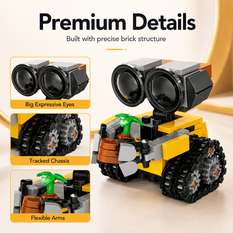 Mini Robot Building Blocks Set - Lego Building Blocks ulasan dan harga
