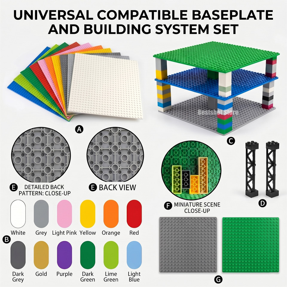 Base Plate 32x32 Dots Double S - Kids Toys Brands ulasan dan harga