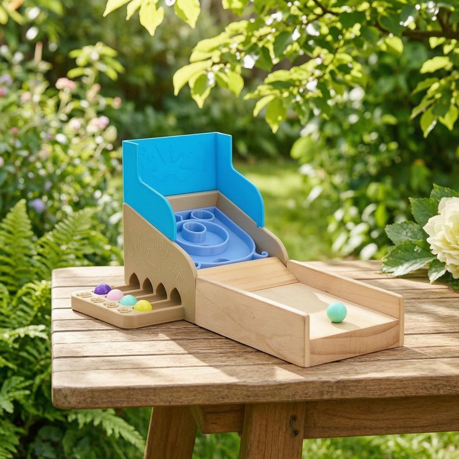 Wooden Marble Toy with Sloped  - Marble Run Set ulasan dan harga