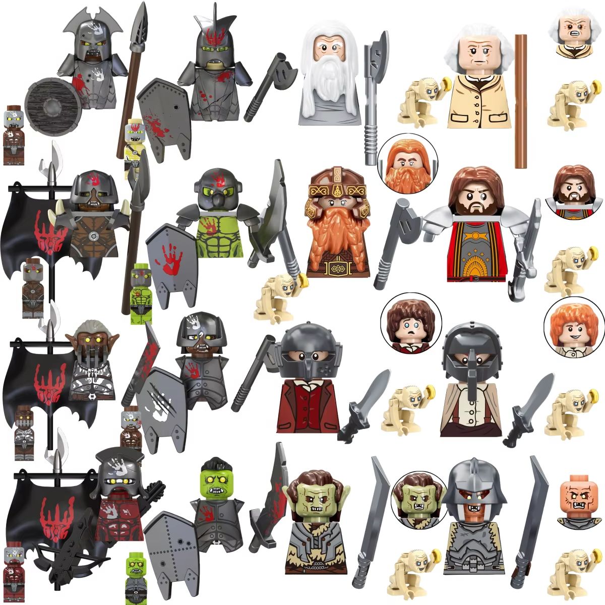 Blind Box TV6410 Mini Action F - Lego Building Blocks ulasan dan harga