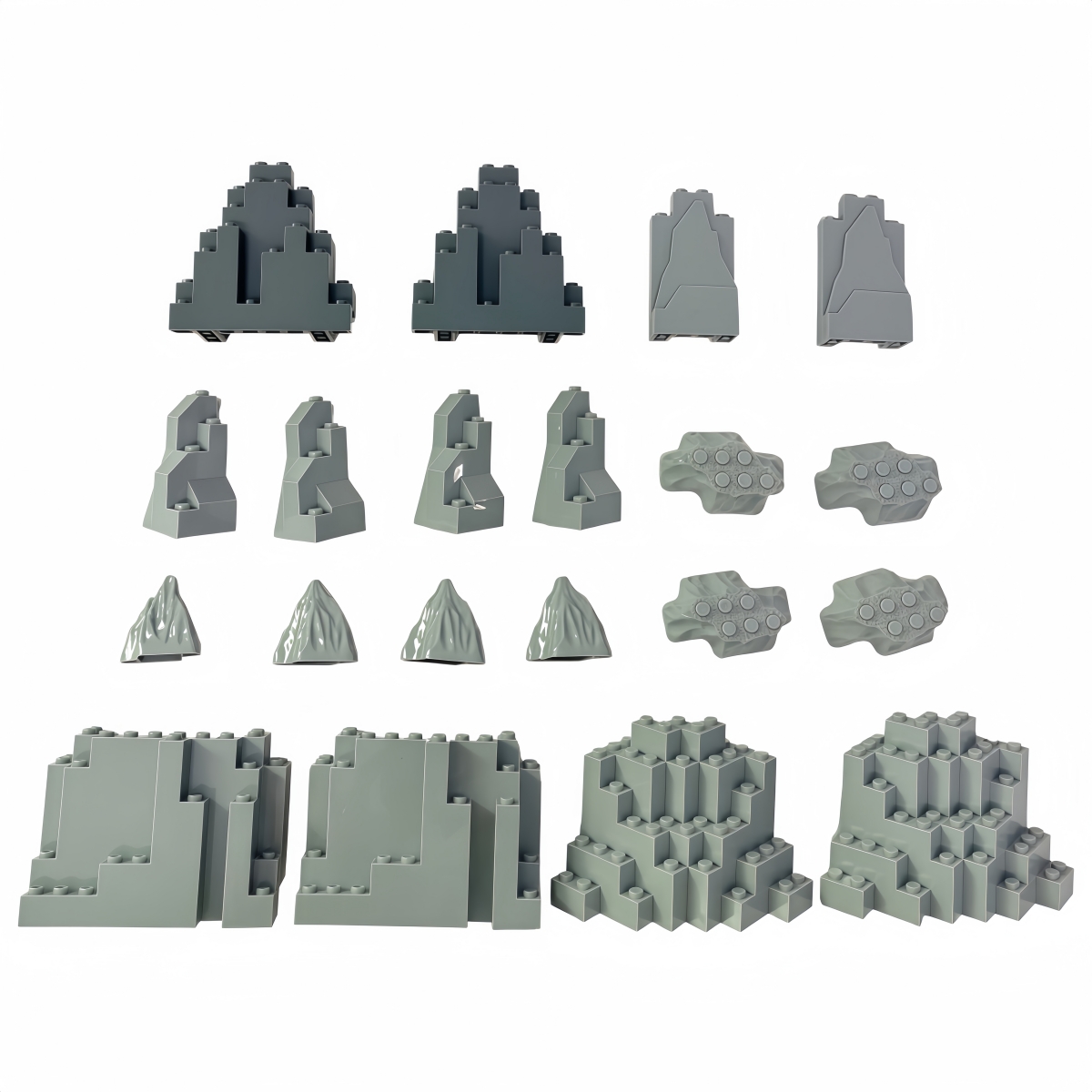20Pcs Grey Rock Mountain Build - Kids Toys Brands ulasan dan harga