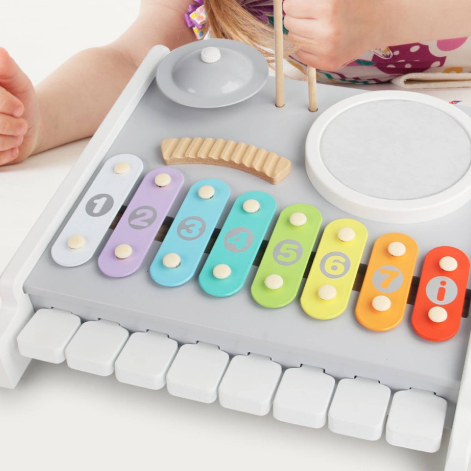 Piano Xylophone Drum Toy Inclu - Kids Toys Xylophone ulasan dan harga