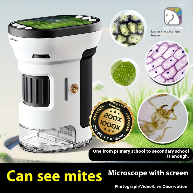 Kids Microscope Biological Kit - Kids Toys Horse ulasan dan harga