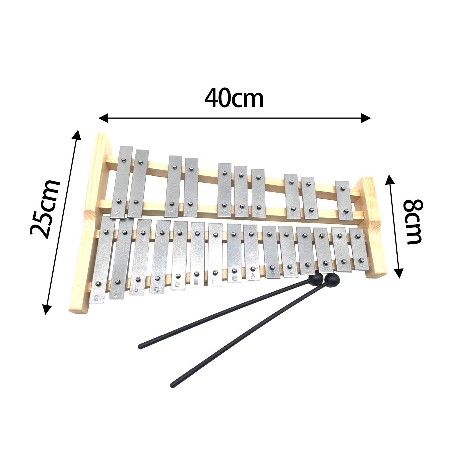 25 Notes Metal Keys Xylophone  - Kids Toys Xylophone ulasan dan harga