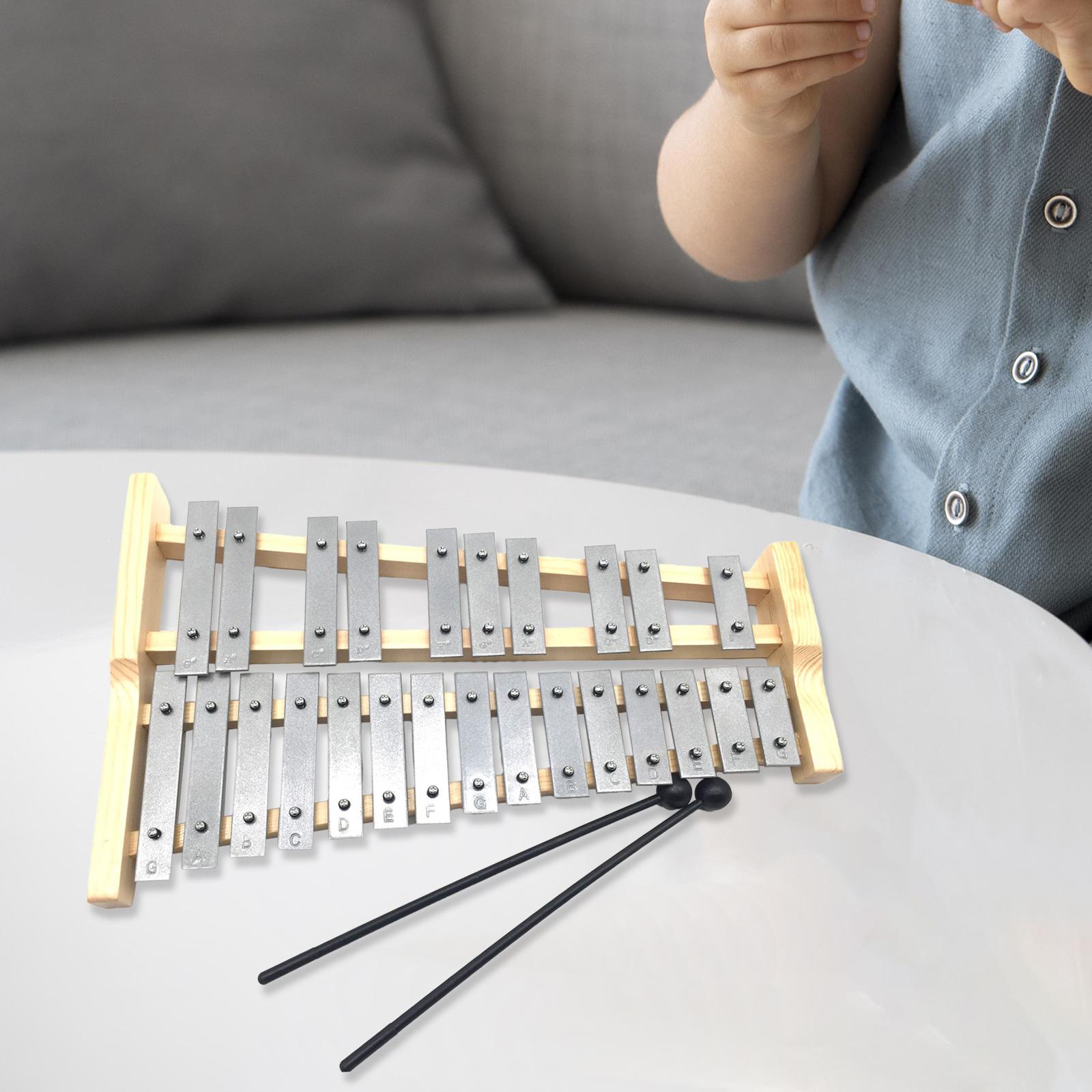 25 Notes Metal Keys Xylophone  - Kids Toys Xylophone ulasan dan harga
