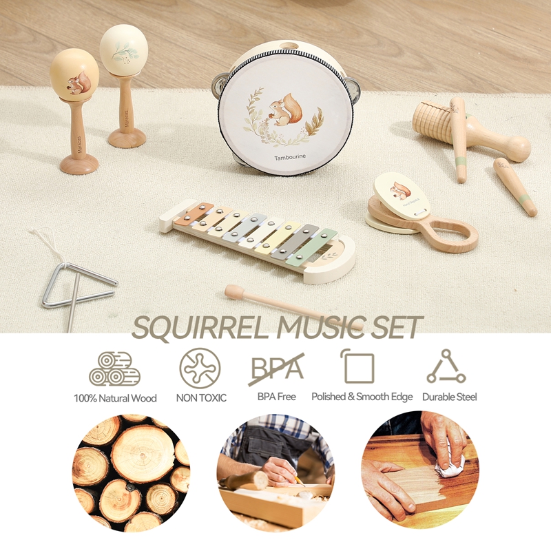 Baby Music Toys Maracas Drum X - Kids Toys Xylophone ulasan dan harga