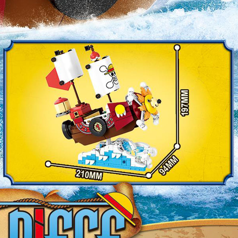 In Stock One Piece Pirate Ship - Lego Building Blocks ulasan dan harga