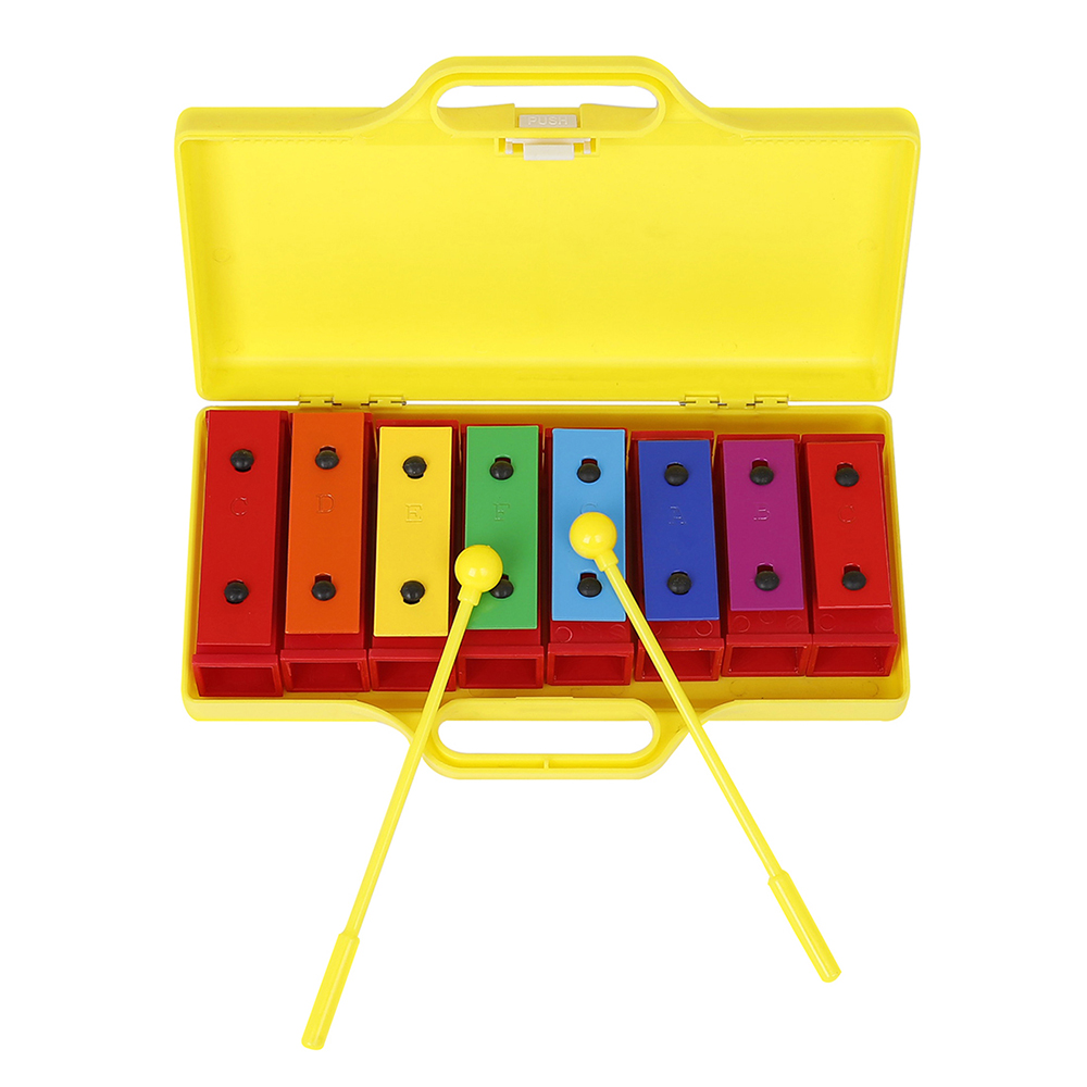8 Note Xylophone Hand Bell Col - Kids Toys Xylophone ulasan dan harga