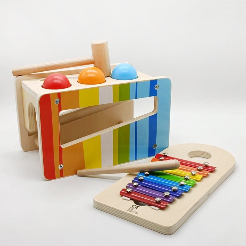 Pound & Tap Bench with Slide O - Kids Toys Xylophone ulasan dan harga