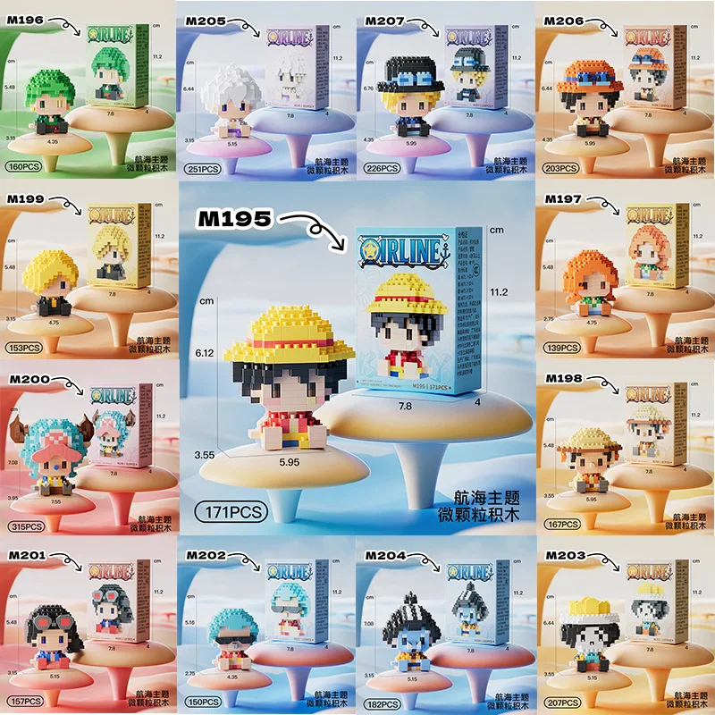 ONE PIECE 3D Anime Model Sun G - Lego Building Blocks ulasan dan harga