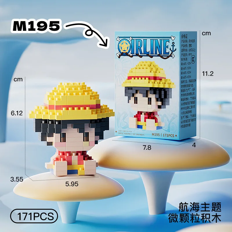 ONE PIECE 3D Anime Model Sun G - Lego Building Blocks ulasan dan harga